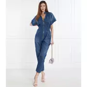 Kombinezony - Elisabetta Franchi Kombinezon | Slim Fit | denim - miniaturka - grafika 1