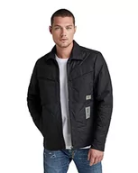 Kurtki męskie - G-STAR RAW, Męska kurtka gofrowa, Schwarz (Dk Black C442-6484), S - miniaturka - grafika 1
