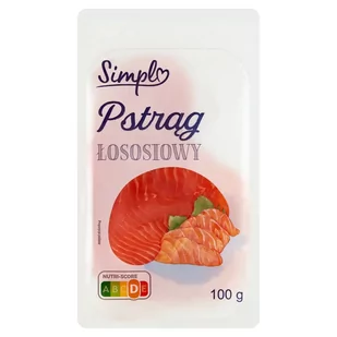 Simpl Pstrąg łososiowy 100 g - Ryby wędzone - miniaturka - grafika 1