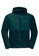 Kurtki męskie - Jack Wolfskin Męska kurtka polarowa z kapturem Rockslicht JKT M - miniaturka - grafika 1