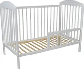 Łóżeczka i kojce - Tomi Łóżeczko Drewniane Tomi XV Tapczanik Szary i Biały - miniaturka - grafika 1