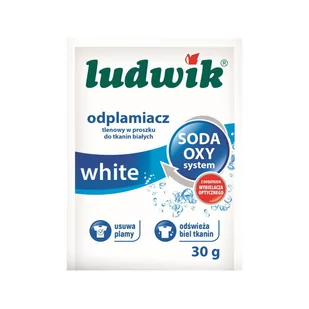 Ludwik Odplamiacz tlenowy w proszku do białego 30g - Środki do prania - miniaturka - grafika 1