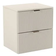 Szafki łazienkowe - Kaszmirowa Szafka Wisząca Pod Umywalkę Z Szufladami E0-Z15 - miniaturka - grafika 1