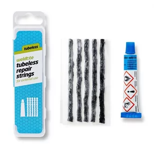 WELDTITE Diverse Diverse Tubeless-Reparatur-Kit do opon bezdętkowych, 5 rolek i klej 2020 Zestawy naprawcze 2174205900 - Narzędzia rowerowe - miniaturka - grafika 1