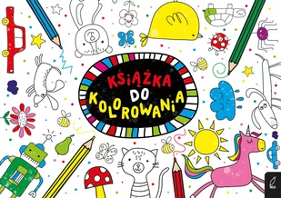 Książka do kolorowania - Kolorowanki, wyklejanki - miniaturka - grafika 1