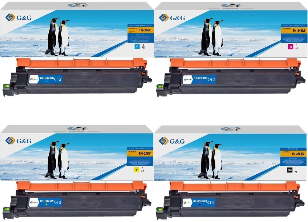 Toner G&G Toner kompatybilny z Brother TN248XL CMYK