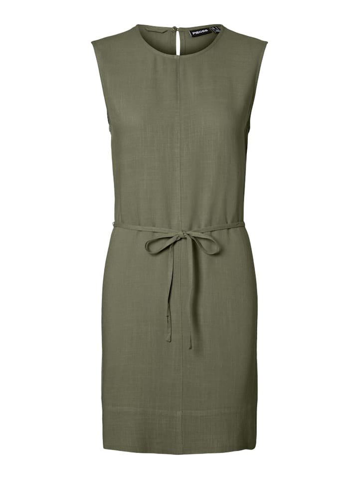 Pieces Sukienka w kolorze khaki