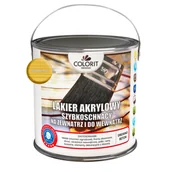 Lakiery do drewna - Lakier akrylowy szybkoschnący do drewna Głęboki mat 2,5 l Colorit Drewno - miniaturka - grafika 1