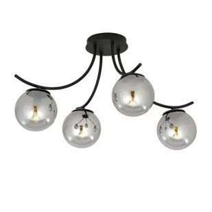 Emibig Boston lampa sufitowa 4-punktowa czarna/grafitowa 1110/4 - Lampy sufitowe - miniaturka - grafika 1