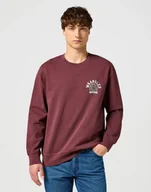 Bluzy męskie - Męska bluza nierozpinana Wrangler CREWNECK SWEAT SHIRT XXL - miniaturka - grafika 1