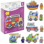 Puzzle - Puzzle Baby dla najmłodszych 22el, pojazdy ratunkowe - miniaturka - grafika 1