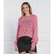 Swetry damskie - Liu Jo Sweter | Cropped Fit | z dodatkiem wełny - miniaturka - grafika 1