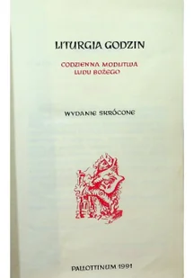 Pallottinum Liturgia Godzin praca zbiorowa - Religia i religioznawstwo - miniaturka - grafika 2