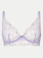 Biustonosze - Hunkemöller Biustonosz z fiszbiną Lillia 205399 Fioletowy - miniaturka - grafika 1