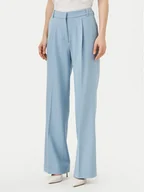 Spodnie damskie - Calvin Klein Spodnie palazzo K20K207836 Błękitny Wide Leg - miniaturka - grafika 1