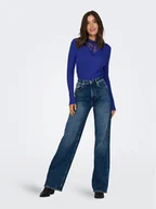 Bluzki damskie - ONLY Bluzka Luxi 15310698 Niebieski Regular Fit - miniaturka - grafika 1
