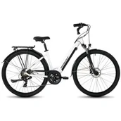 Rowery elektryczne - Rower elektryczny PROECO Wave AN 1.0 M19 28 cali Biały - miniaturka - grafika 1