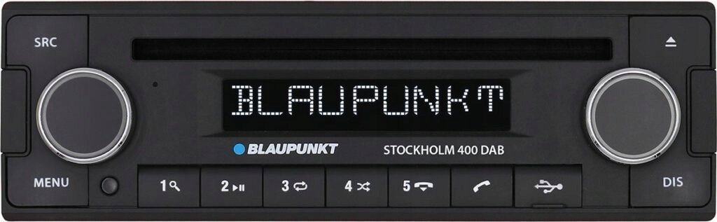 Blaupunkt Stockholm 400 DAB BT Bilradio Apple CarPlay, DAB+ tuner