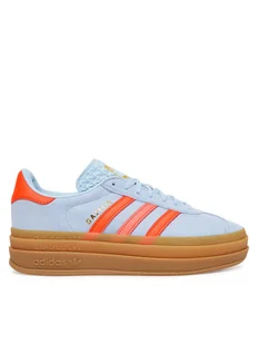 adidas Sneakersy Gazelle Bold JR5950 Błękitny - Buty dla dziewczynek - miniaturka - grafika 1