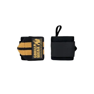 Taśmy na nadgarstki do podnoszenia ciężarów Gorilla Wear Wrist Wraps Pro - Ściągacze i opaski sportowe - miniaturka - grafika 1