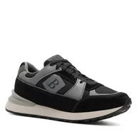 Półbuty męskie - Sneakersy Badura GRAFTON-23 MB Czarny - miniaturka - grafika 1