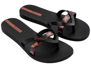 Ipanema Kirei Chic Fem klapki damskie, Black Brown Tile, 41/42 EU - Klapki i japonki damskie - miniaturka - grafika 1