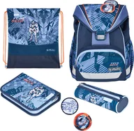 Plecaki - Zestaw tornister plecak UltraLight Plus z robotem Techmech Herlitz - miniaturka - grafika 1