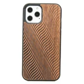 Etui i futerały do telefonów - Bewood Drewniane etui iPhone 12 Pro Max FALE MERBAU - miniaturka - grafika 1