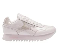 Buty dla dziewczynek - Buty dziecięce Reebok GW2648 ROYAL CL Różowe - miniaturka - grafika 1