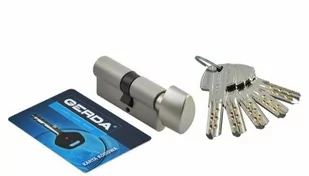 Wkładka bębenkowa Gerda PRO System (WKM4) 35g/50 z gał. nikiel, klasa 6 D - Zamki i wkładki - miniaturka - grafika 1