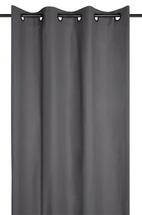 Zasłona DUO 135x240 cm szara bawełna półzaciemniająca - Zasłony - miniaturka - grafika 1