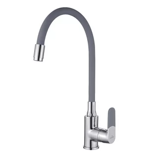 Invena Joga Bateria kuchenna wysoka szara/chrom BZ-32-L05-C - Baterie kuchenne - miniaturka - grafika 1