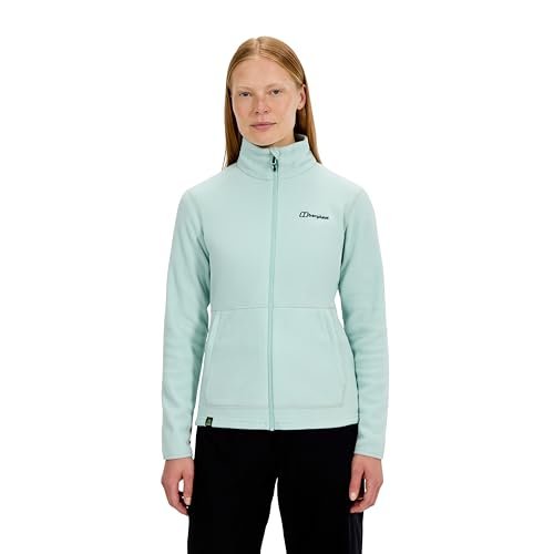Berghaus Damska kurtka polarowa Prism 2.0 Micro Interactive na zamek błyskawiczny, Evernia Green, 18