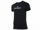 Koszulki męskie - Koszulka męska 4F ciemny granat - miniaturka - grafika 1