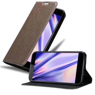 Etui Cadorabo do ZTE Nubia N1 LITE z brązowym etui na telefon komórkowy z magnetycznym zamknięciem - Etui i futerały do telefonów - miniaturka - grafika 1