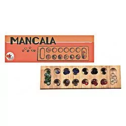 Egmont Toys Mancala - drewniana gra strategiczna i logiczna | Toys toyki_5420023039743 - Gry planszowe - miniaturka - grafika 1