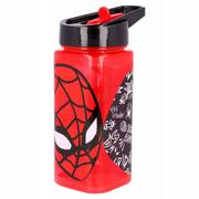 Bidony dla dzieci - Spiderman Bidon 530Ml Butelka Z Rurką Do Szkoły - miniaturka - grafika 1