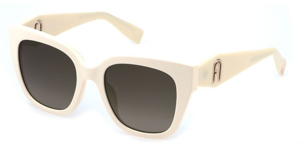 Okulary przeciwsłoneczne damskie Furla SFU812 06Y1 BEIGE LUCIDO 53/20/140