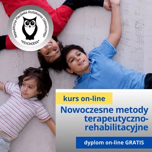 Nowoczesne metody terapeutyczno-rehabilitacyjne w pracy z dziećmi i młodzieżą z zaburzeniami kurs online - Pomoce naukowe - miniaturka - grafika 1