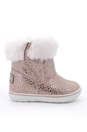 Buty dla dziewczynek - Primigi śniegowce zamszowe dziecięce kolor różowy - miniaturka - grafika 1