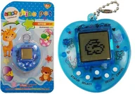 Zabawki interaktywne dla dzieci - DLA DZIECI GRA ELEKTRONICZNA TAMAGOTCHI NIEBIESKA - miniaturka - grafika 1