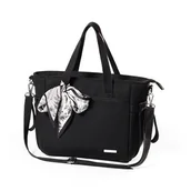 Torby i organizery dla mam - 1571/01 Torba dla mamy / do wózka CARMEN czarna - miniaturka - grafika 1