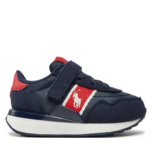 Sneakersy Polo Ralph Lauren Train 90 Sport Ps RL00631413 Granatowy - Buty dla chłopców - miniaturka - grafika 1