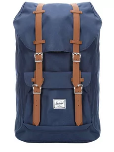 Herschel, Plecak, Little America, granatowo-brązowy, 28x49x17 cm - Plecaki - miniaturka - grafika 1