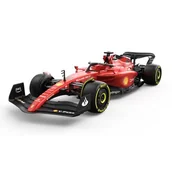 Zabawki zdalnie sterowane - Ferrari F1 75 czerwony RASTAR model 1:12 Zdalnie sterowany bolid + Pilot 2,4 GHz + Naklejki - miniaturka - grafika 1