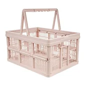 Pudła i pojemniki do przechowywania - Kosz na zakupy Emma 18,5L różowy keeeper - miniaturka - grafika 1