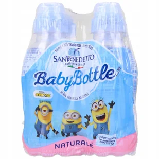 Zestaw 4 Buteleczek San Benedetto Baby Naturalna Woda Oligomineralna - Woda - miniaturka - grafika 1