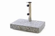 Parasole ogrodowe - Garthen Stojak na parasole granit prostokątny - 25 kg - miniaturka - grafika 1