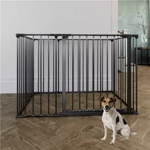 DogSpace - Max Multi - kojec dla psa z furtką, czarny (70x102cm) - Pozostałe akcesoria dla kotów - miniaturka - grafika 1