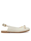 Buty dla dziewczynek - Tommy Hilfiger Sandały Ballerina Chanel T4A3-33929-0206 M Écru - miniaturka - grafika 1